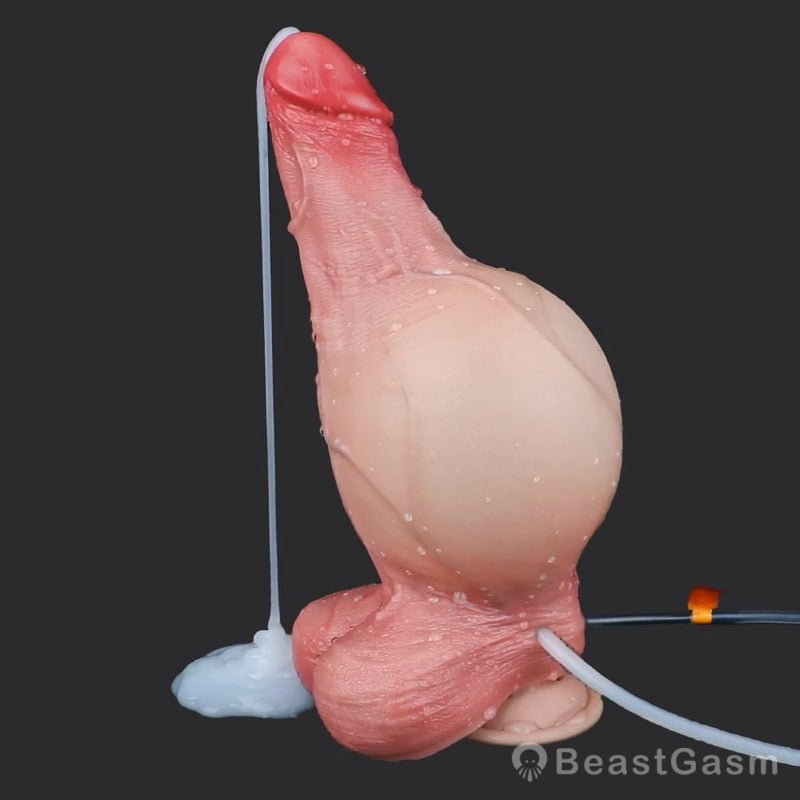 Squirting Inflatable 8 Inch Dildo – Valentinian, G - Spot Pleasure - BeastGasm