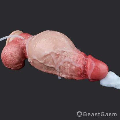 Squirting Inflatable Dildo – 7 Inch Realistic Cum Play Toy - BeastGasm