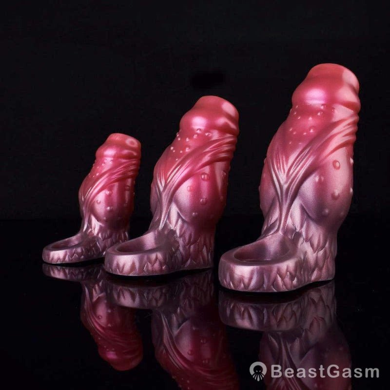 Starblaze Ribbed Dragon Knot Sleeve - Fantasy Extender - BeastGasm