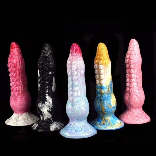 🦑 STEBOS – Lifelike 8.6 - Inch Fantasy Octopus Tentacle Dildo for Anal Play - BeastGasm