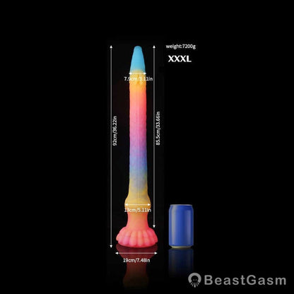 Suction Cup Eel Tentacle – Deep, Soft & Luminous - BeastGasm