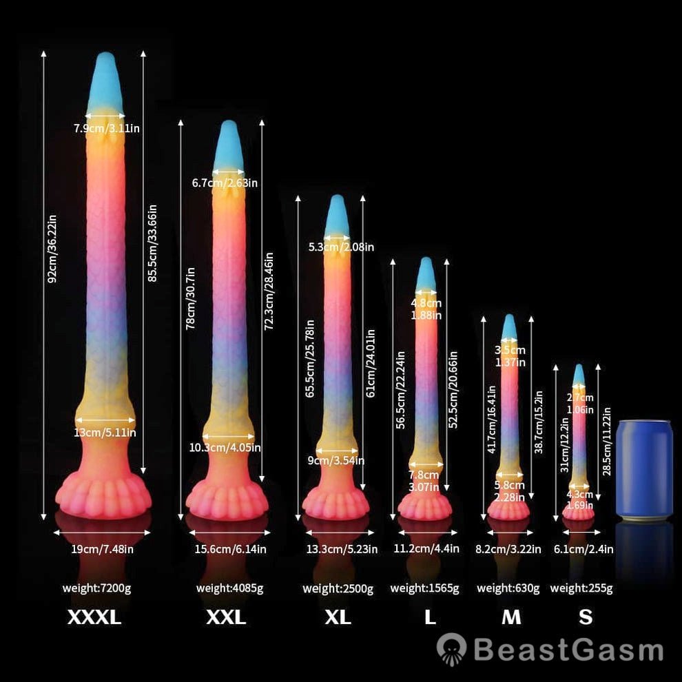 Suction Cup Eel Tentacle – Deep, Soft & Luminous - BeastGasm