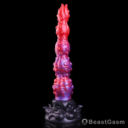 🐙 Surrender to Deep Bliss | Crimson Kraken Tentacle Dildo - BeastGasm