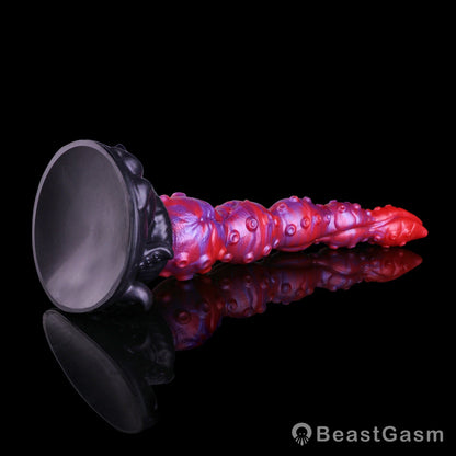🐙 Surrender to Deep Bliss | Crimson Kraken Tentacle Dildo - BeastGasm