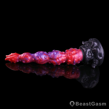 🐙 Surrender to Deep Bliss | Crimson Kraken Tentacle Dildo - BeastGasm