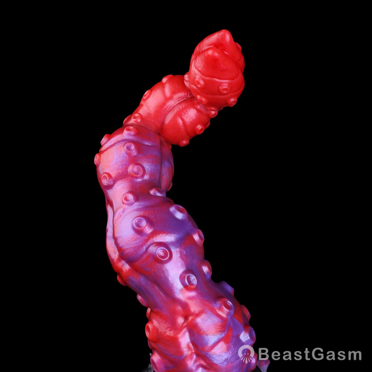 🐙 Surrender to Deep Bliss | Crimson Kraken Tentacle Dildo - BeastGasm