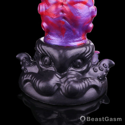 🐙 Surrender to Deep Bliss | Crimson Kraken Tentacle Dildo - BeastGasm