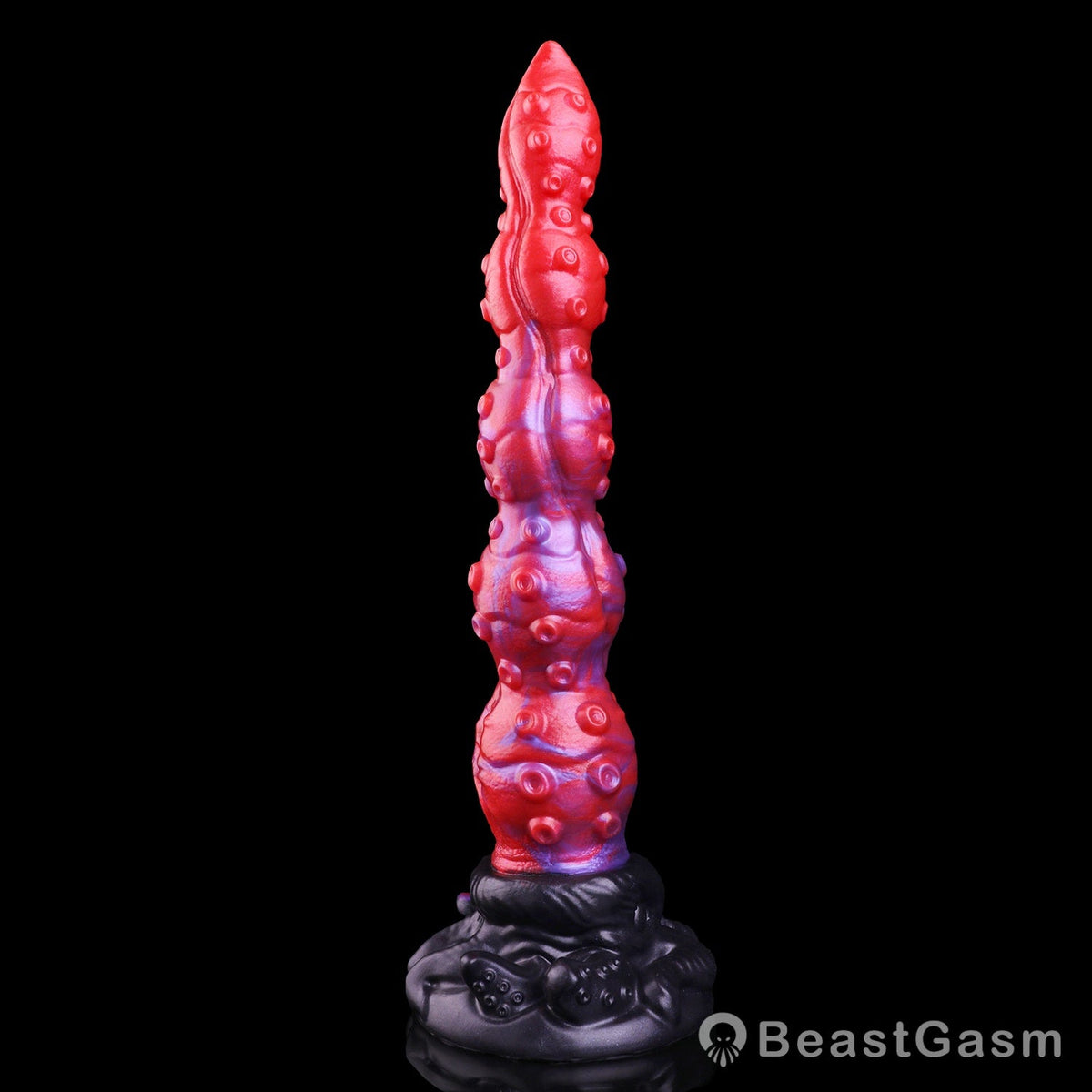 🐙 Surrender to Deep Bliss | Crimson Kraken Tentacle Dildo - BeastGasm