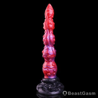 🐙 Surrender to Deep Bliss | Crimson Kraken Tentacle Dildo - BeastGasm