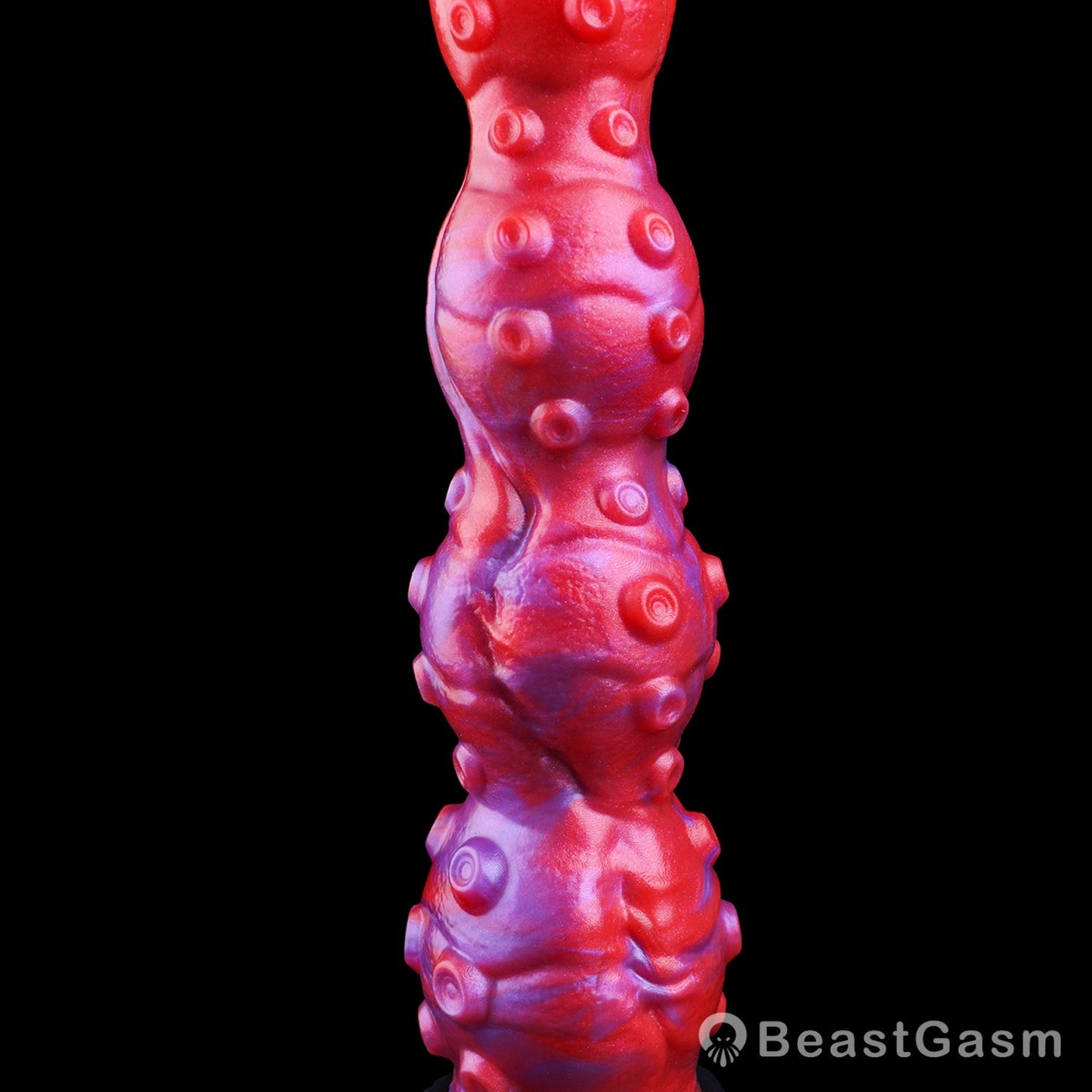 🐙 Surrender to Deep Bliss | Crimson Kraken Tentacle Dildo - BeastGasm