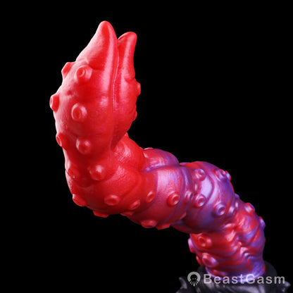 🐙 Surrender to Deep Bliss | Crimson Kraken Tentacle Dildo - BeastGasm