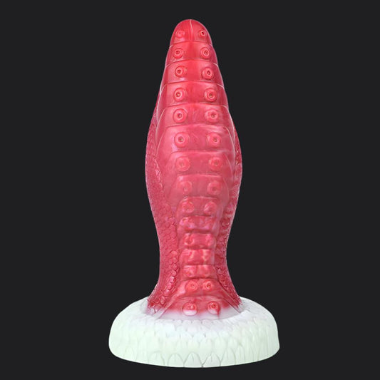 Symbiotic Dildo with Suction Bumps for Wild Orgasms - BeastGasm