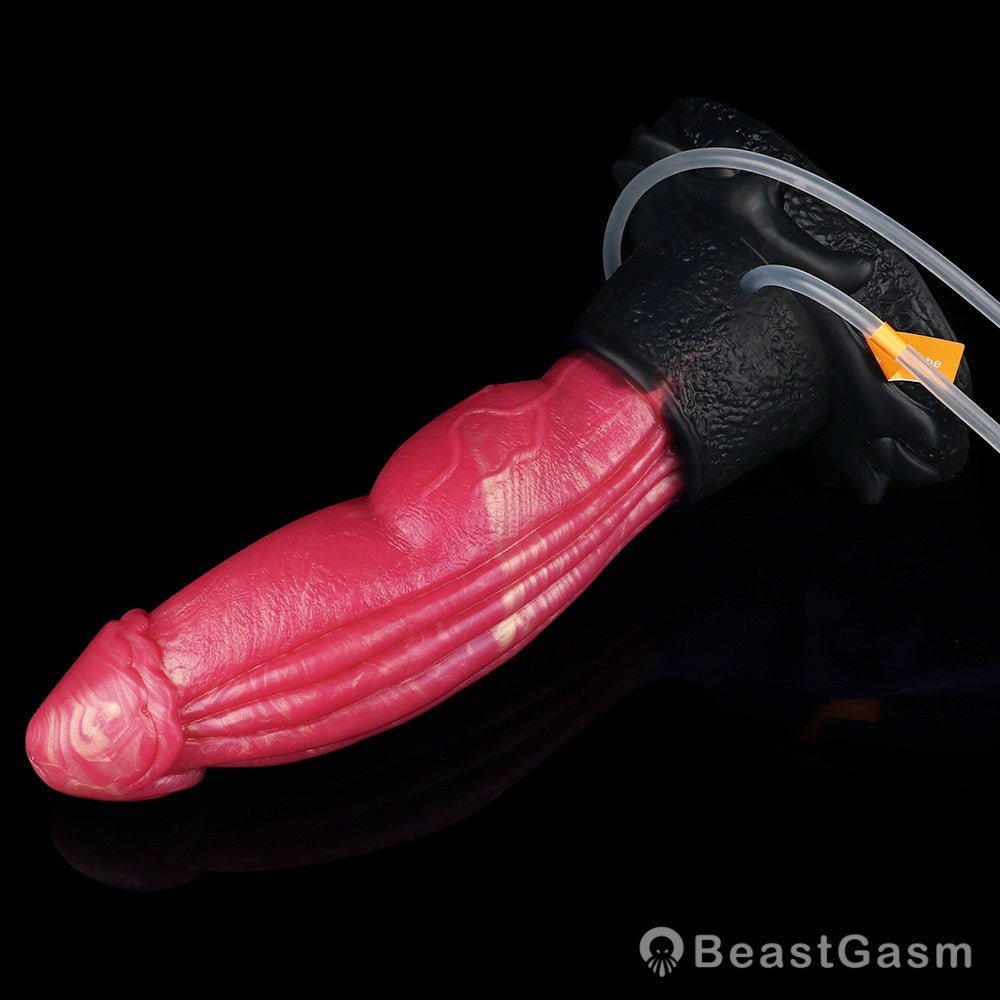 T - Rex 🦖 Ejaculating Inflatable Dildo – Thick & Textured - BeastGasm