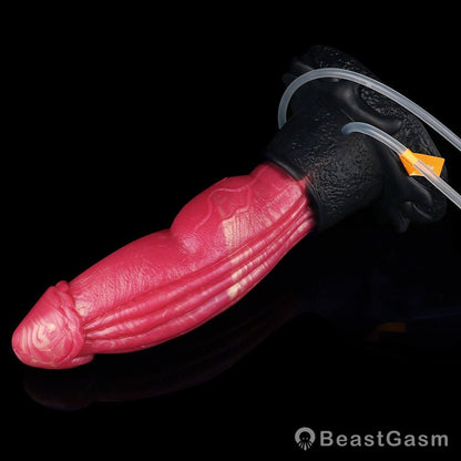 T - Rex 🦖 Ejaculating Inflatable Dildo – Thick & Textured - BeastGasm