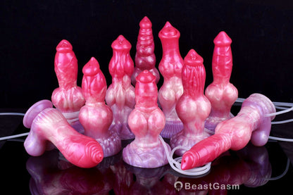 Tail - Thumping Fun with This Ejaculating Dildo - BeastGasm