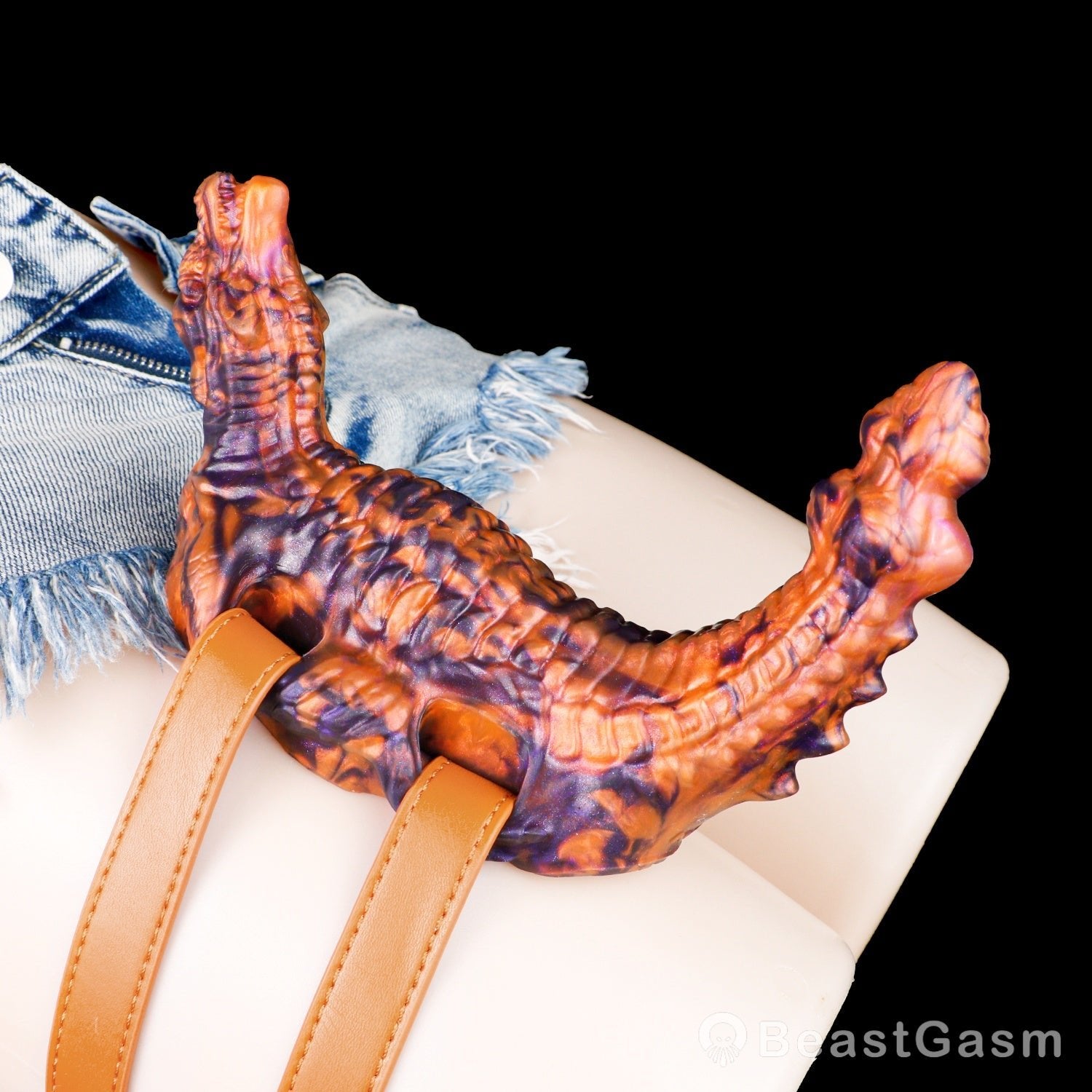 🎠 Tailflame Dragon Rider: Wearable Dual-Head Grinder - BeastGasm
