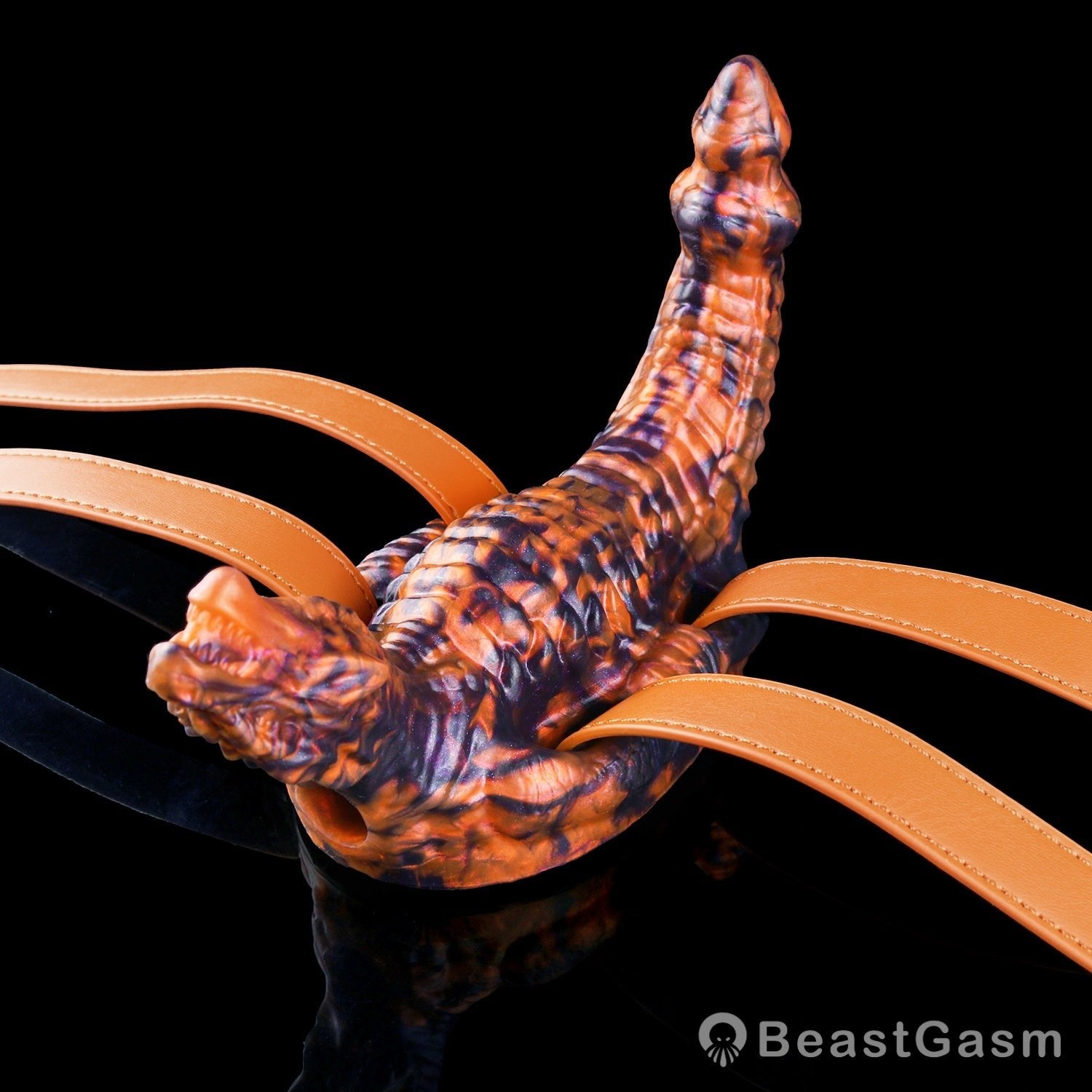 🎠 Tailflame Dragon Rider: Wearable Dual-Head Grinder - BeastGasm