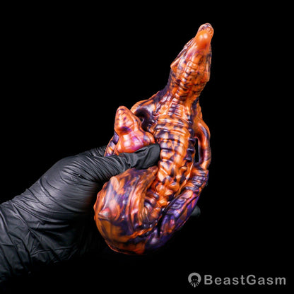 🎠 Tailflame Dragon Rider: Wearable Dual-Head Grinder - BeastGasm