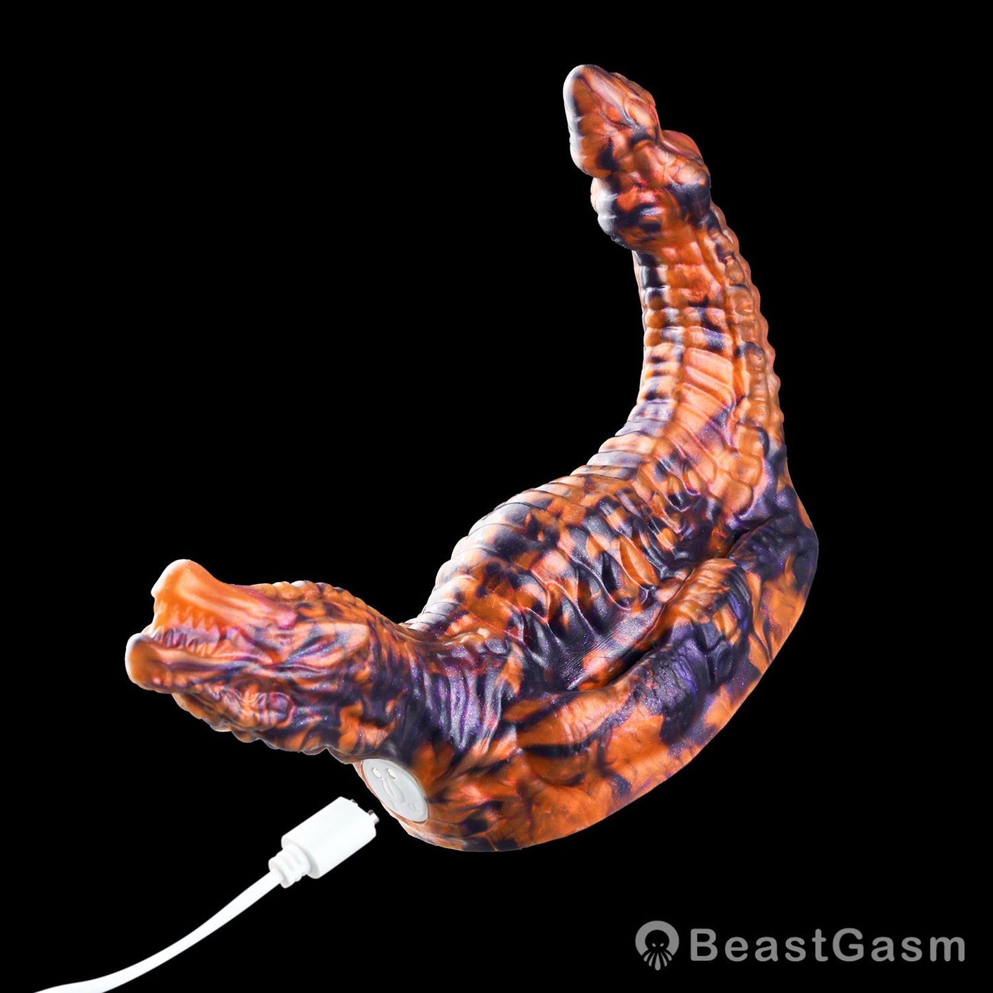 🎠 Tailflame Dragon Rider: Wearable Dual-Head Grinder - BeastGasm