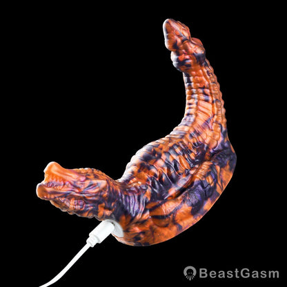 🎠 Tailflame Dragon Rider: Wearable Dual-Head Grinder - BeastGasm