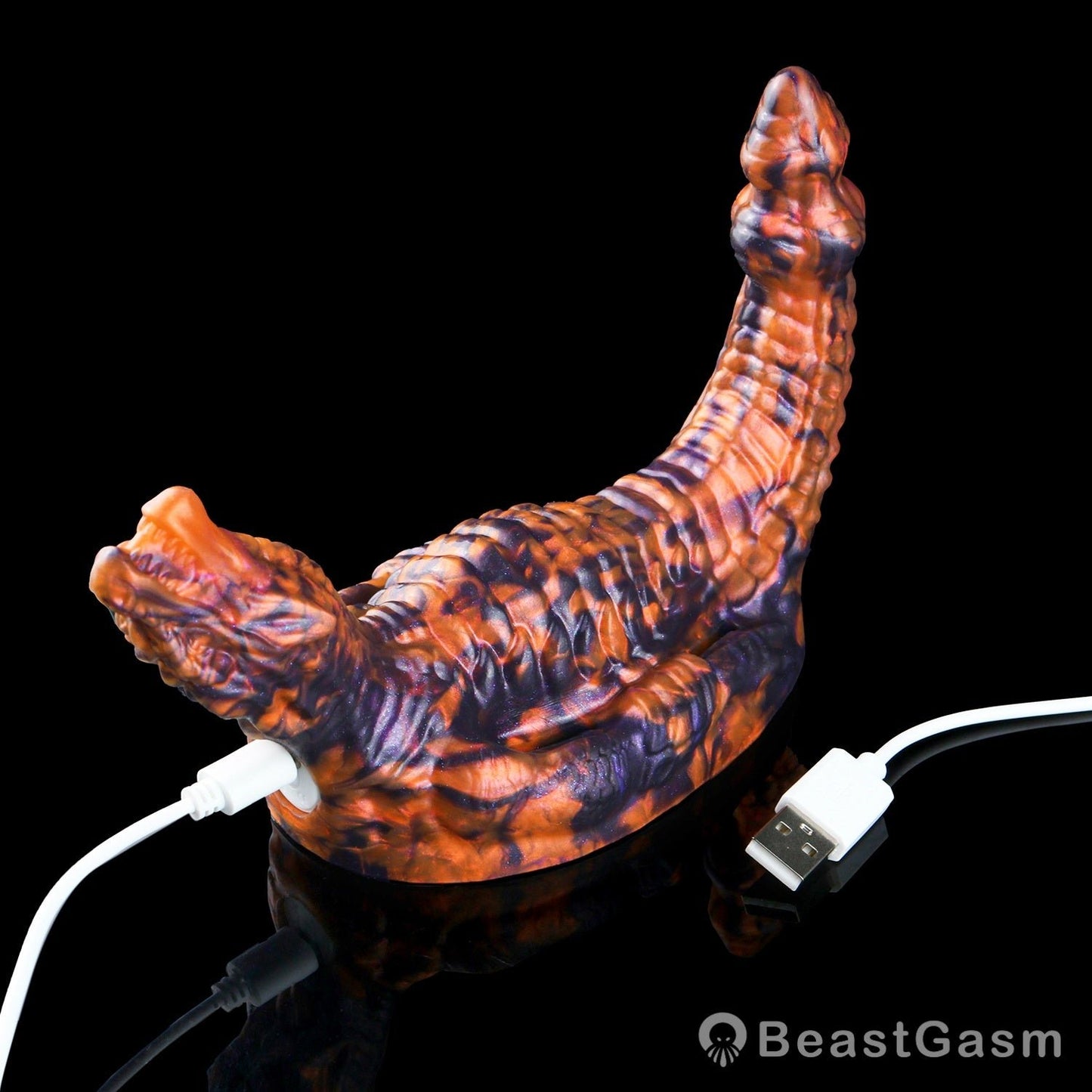 🎠 Tailflame Dragon Rider: Wearable Dual-Head Grinder - BeastGasm
