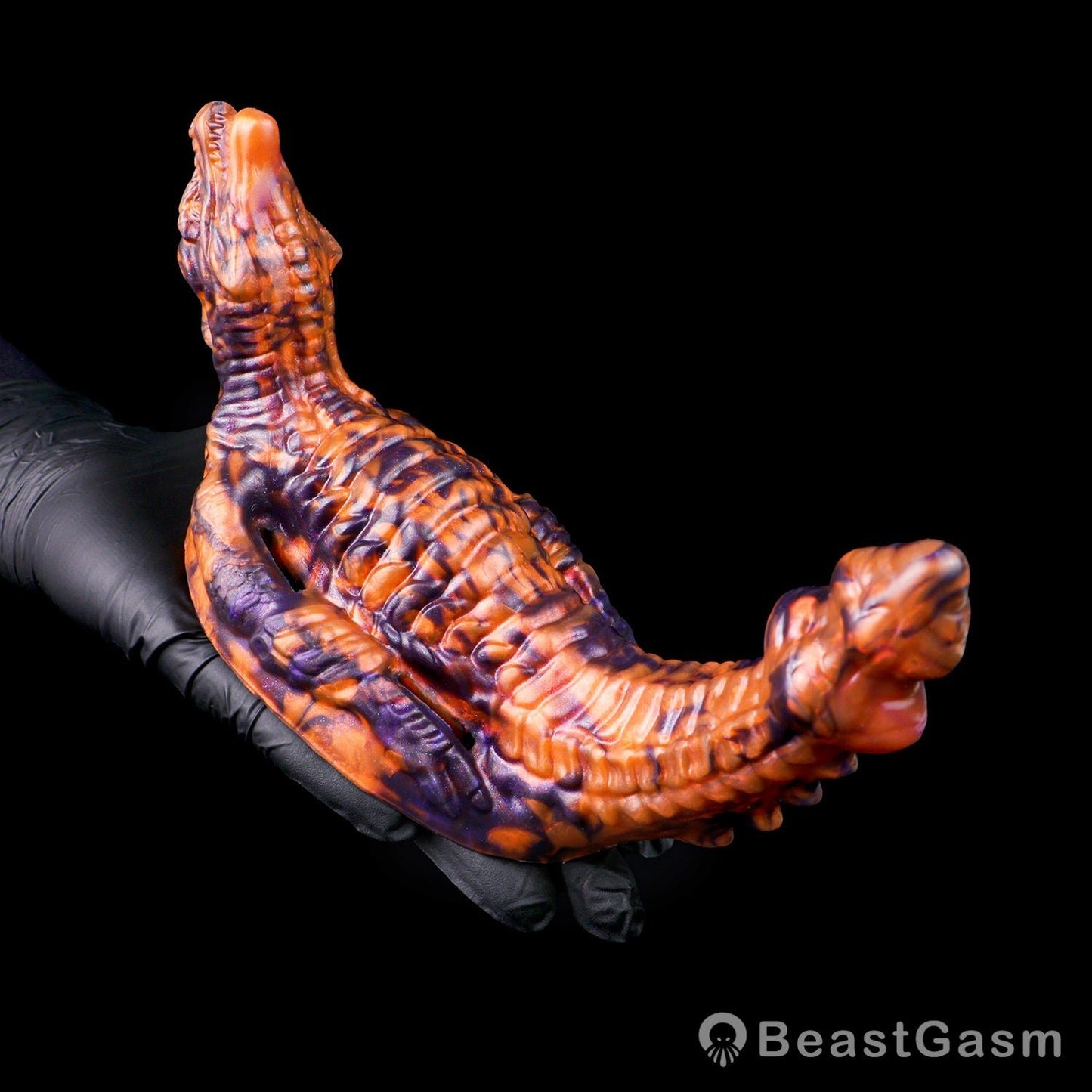 🎠 Tailflame Dragon Rider: Wearable Dual-Head Grinder - BeastGasm