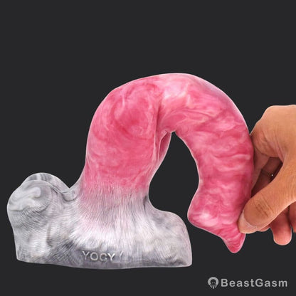Tame the Wild with This Ribbed Werewolf Dildo - BeastGasm