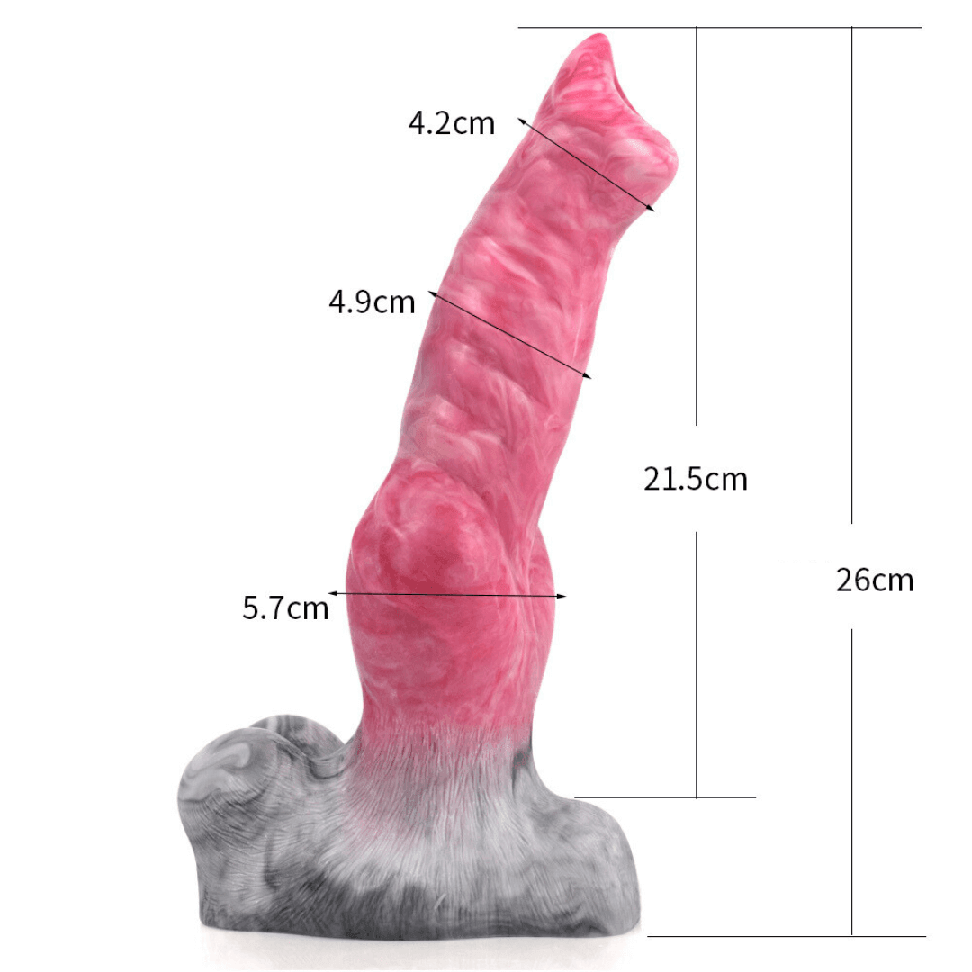 Tame the Wild with This Ribbed Werewolf Dildo - BeastGasm