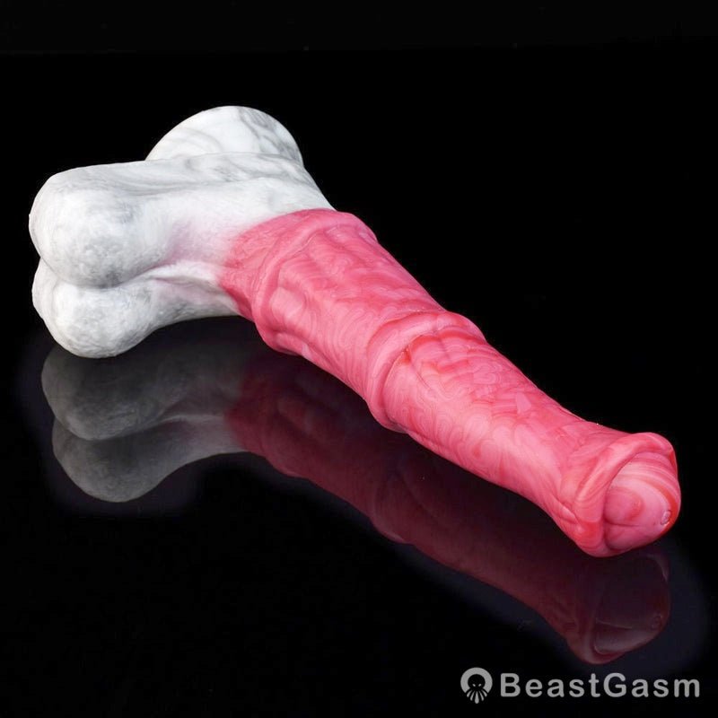 🐴 Taranus Vibrating Minotaur Dildo – Huge 9.6 - Inch for Deep Satisfaction - BeastGasm