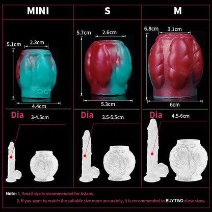 Tazhren - Realistic Dragon Knot Penis Sleeve for Extended Pleasure - BeastGasm