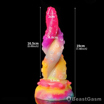 Tentacle Dildo Glow in the Dark – Dream Monster by BeastGasm - BeastGasm