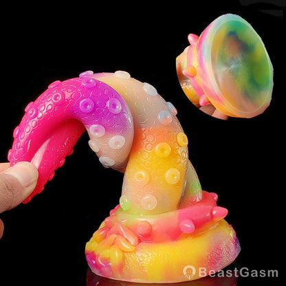 Tentacle Dildo Glow in the Dark – Dream Monster by BeastGasm - BeastGasm