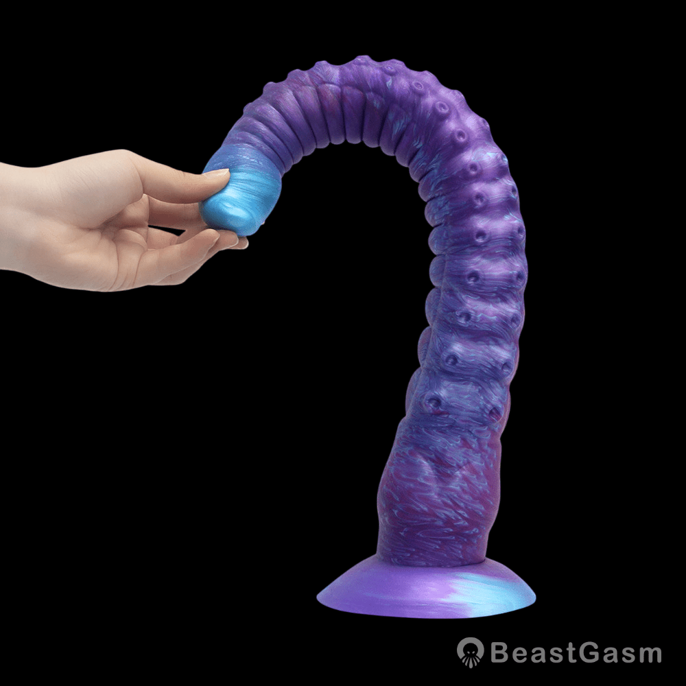 Tentacle Dildo With Suction – Deep Sea Thrills – Blue octopus - BeastGasm