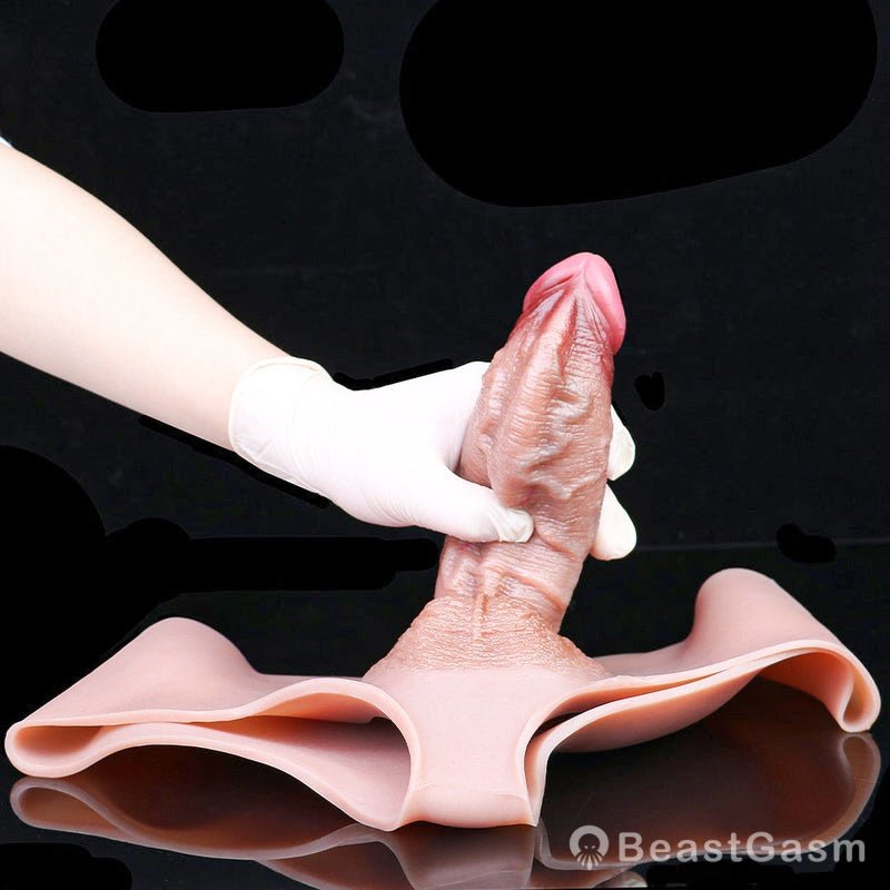 Thick Realistic Penis Sleeve Pants – Extreme Girth Extender ⚡ - BeastGasm