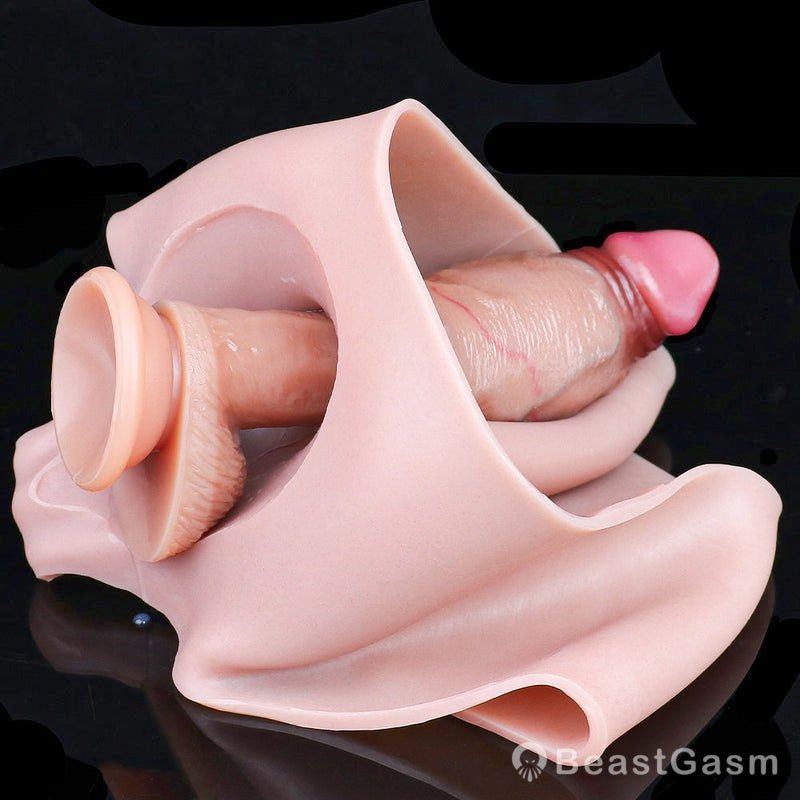 Thick Realistic Penis Sleeve Pants – Extreme Girth Extender ⚡ - BeastGasm