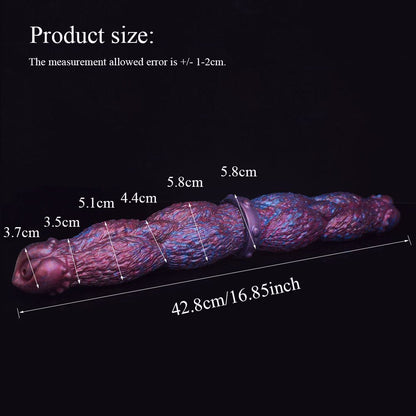 🐎 😈 Thick Ribbed Horse Dildo – 16.85” Fantasy Toy for Deep Play - BeastGasm