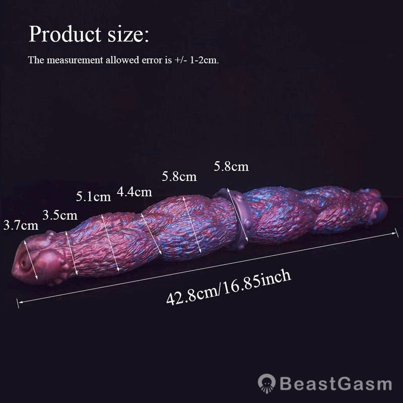 🐎 😈 Thick Ribbed Horse Dildo – 16.85” Fantasy Toy for Deep Play - BeastGasm