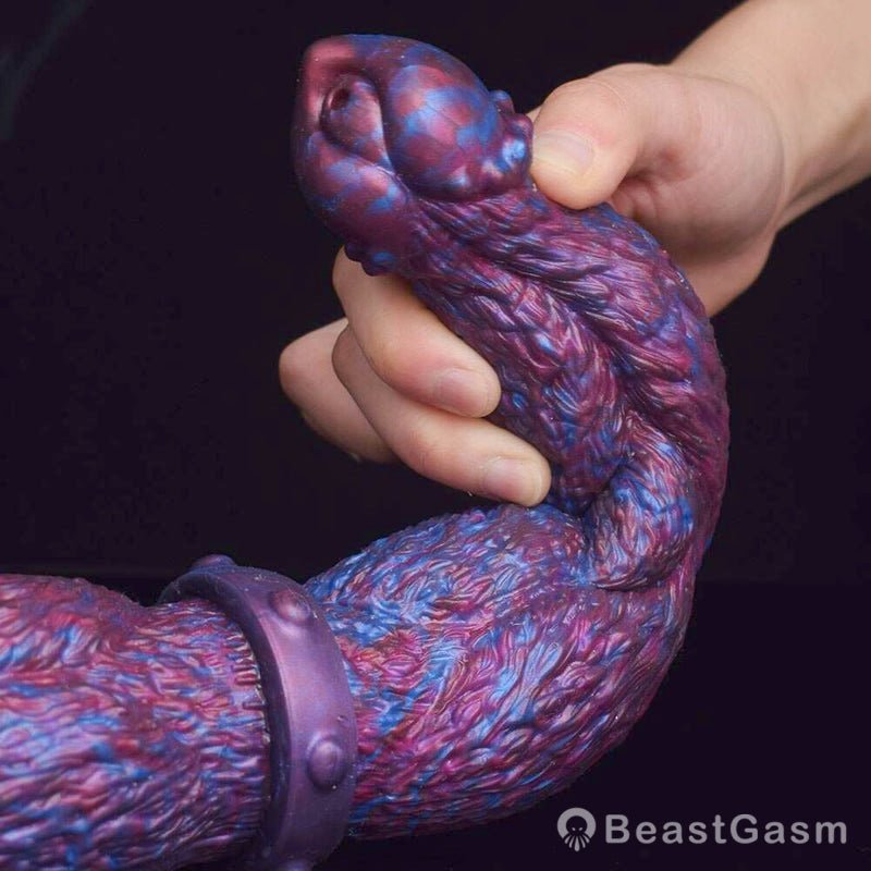 🐎 😈 Thick Ribbed Horse Dildo – 16.85” Fantasy Toy for Deep Play - BeastGasm