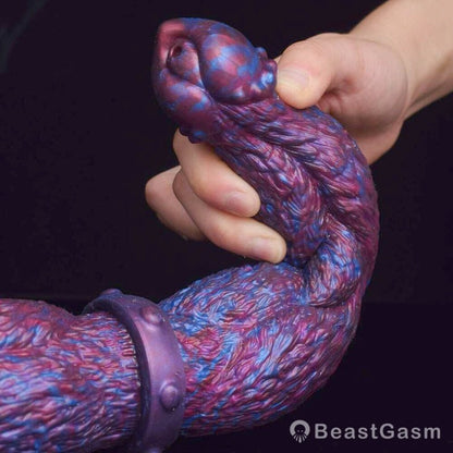 🐎 😈 Thick Ribbed Horse Dildo – 16.85” Fantasy Toy for Deep Play - BeastGasm