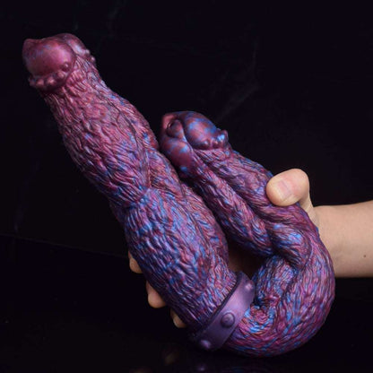 🐎 😈 Thick Ribbed Horse Dildo – 16.85” Fantasy Toy for Deep Play - BeastGasm