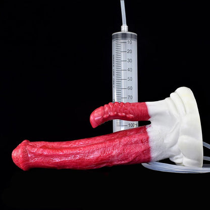 🐴 Thoros - 8.2” Ejaculating Horse Dildo with G - Spot Stimulation - BeastGasm