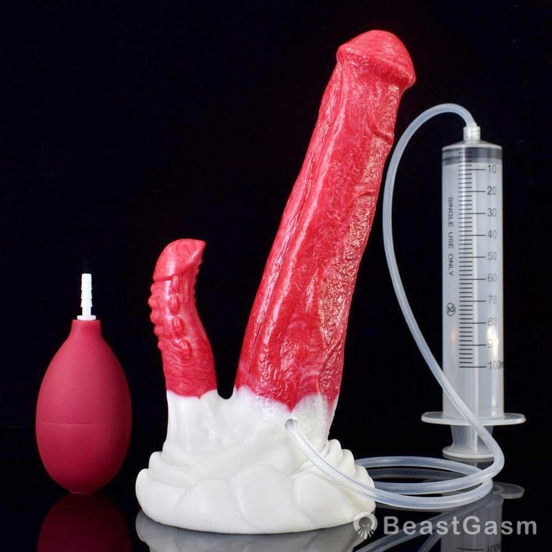 🐴 Thoros - 8.2” Ejaculating Horse Dildo with G - Spot Stimulation - BeastGasm