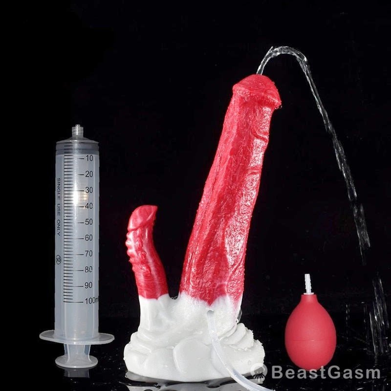 🐴 Thoros - 8.2” Ejaculating Horse Dildo with G - Spot Stimulation - BeastGasm