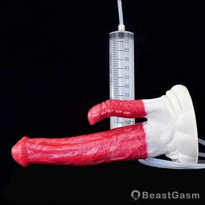 🐴 Thoros - 8.2” Ejaculating Horse Dildo with G - Spot Stimulation - BeastGasm