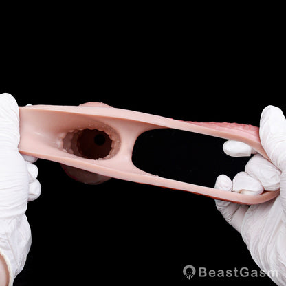 Thutes Royal Penis Sleeve: Knotted Girth & Clit Stimulator 👑 - BeastGasm