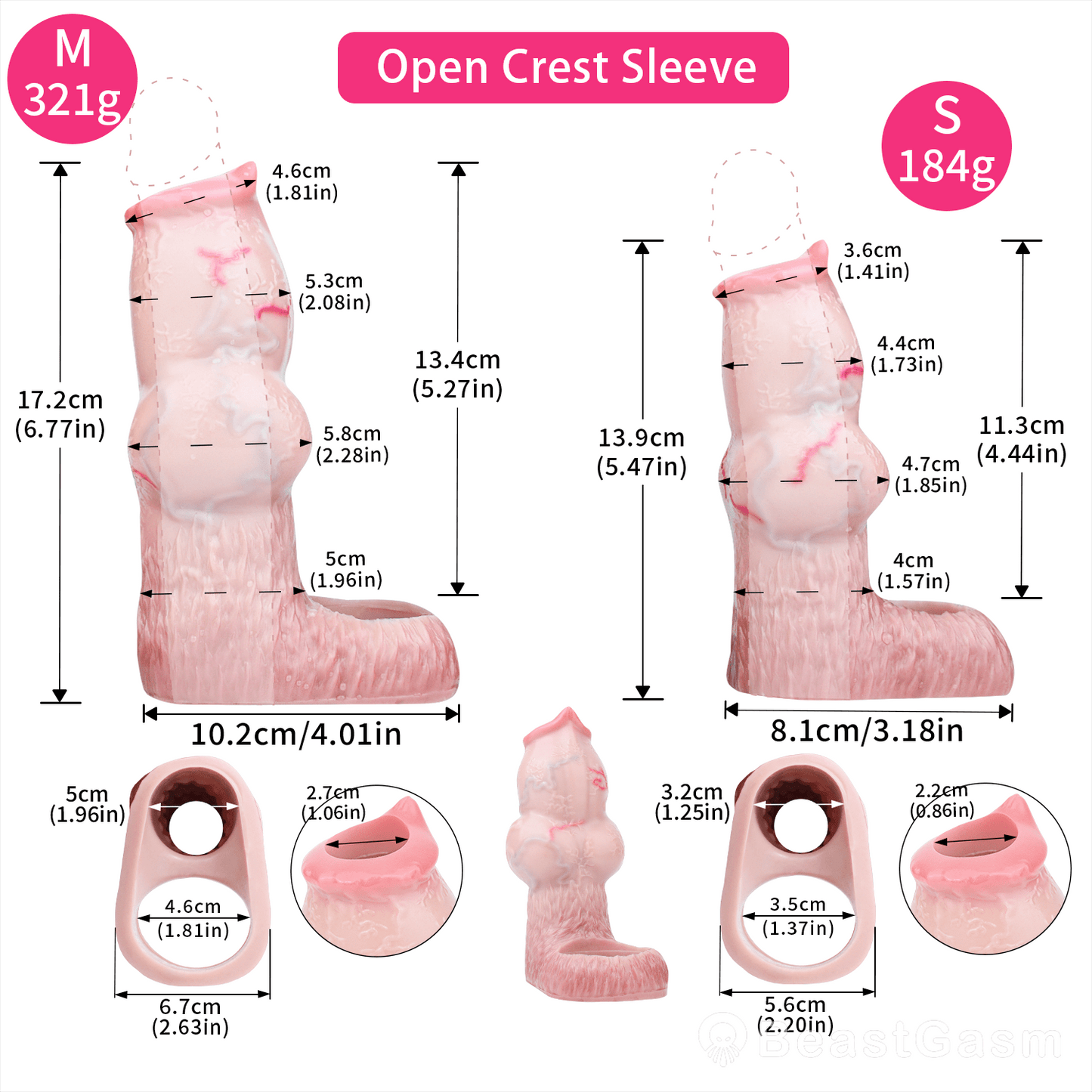 Thutes Royal Penis Sleeve: Knotted Girth & Clit Stimulator 👑 - BeastGasm