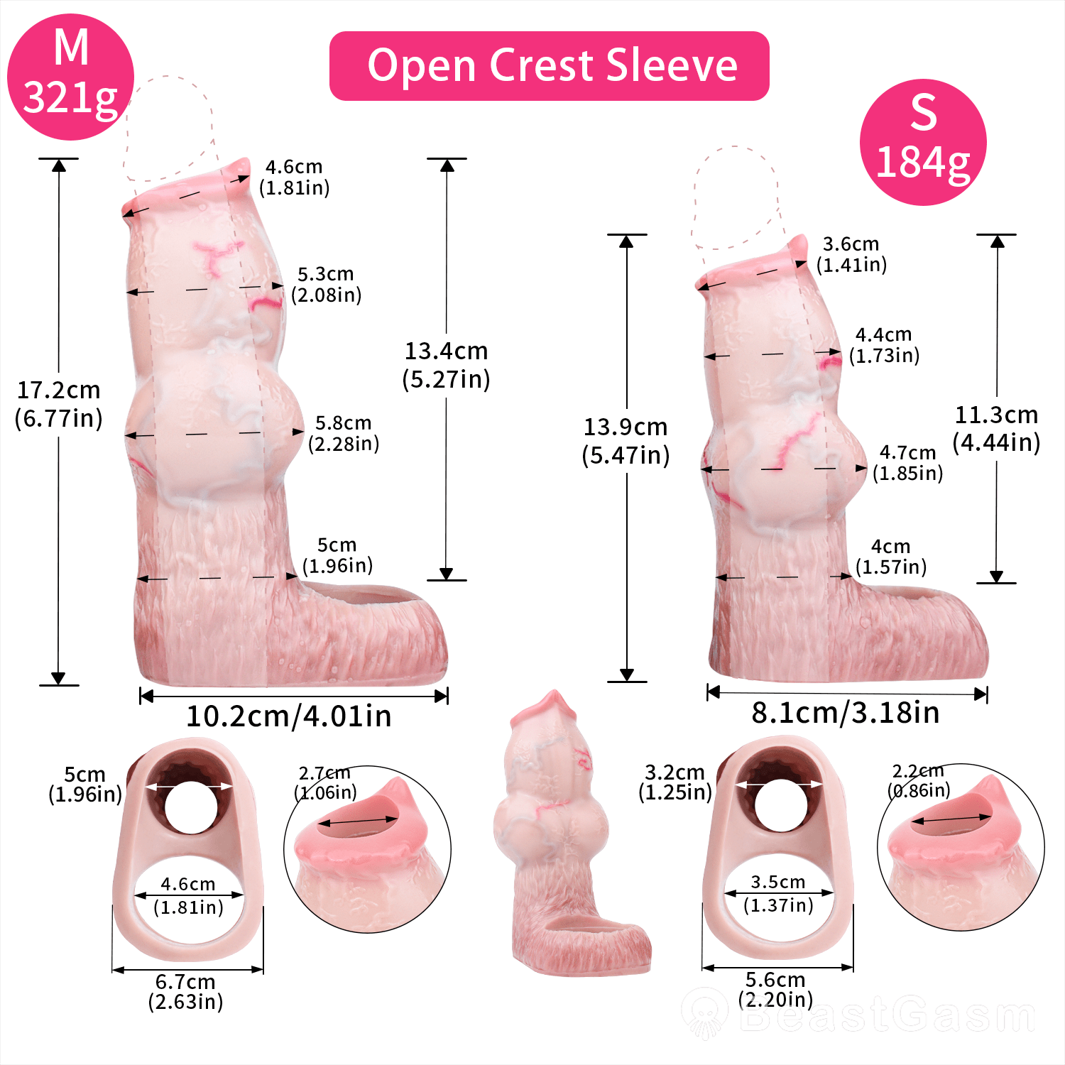 Thutes Royal Penis Sleeve: Knotted Girth & Clit Stimulator 👑 - BeastGasm