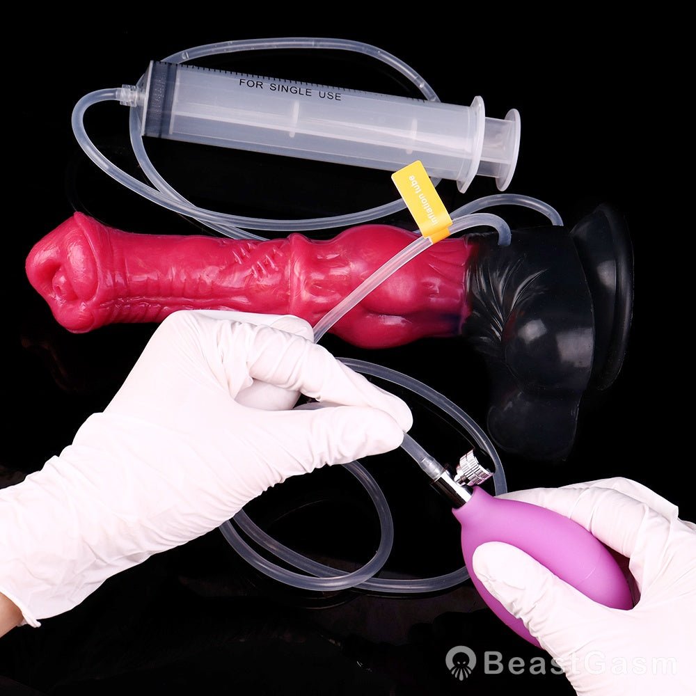 Tikbalang Inflatable Horse Dildo: Scarred Squirting Power 🐎 - BeastGasm