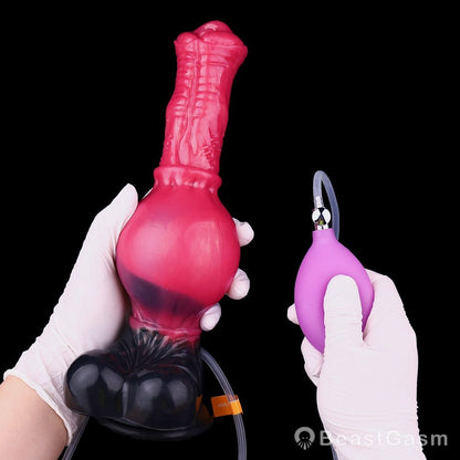Tikbalang Inflatable Horse Dildo: Scarred Squirting Power 🐎 - BeastGasm