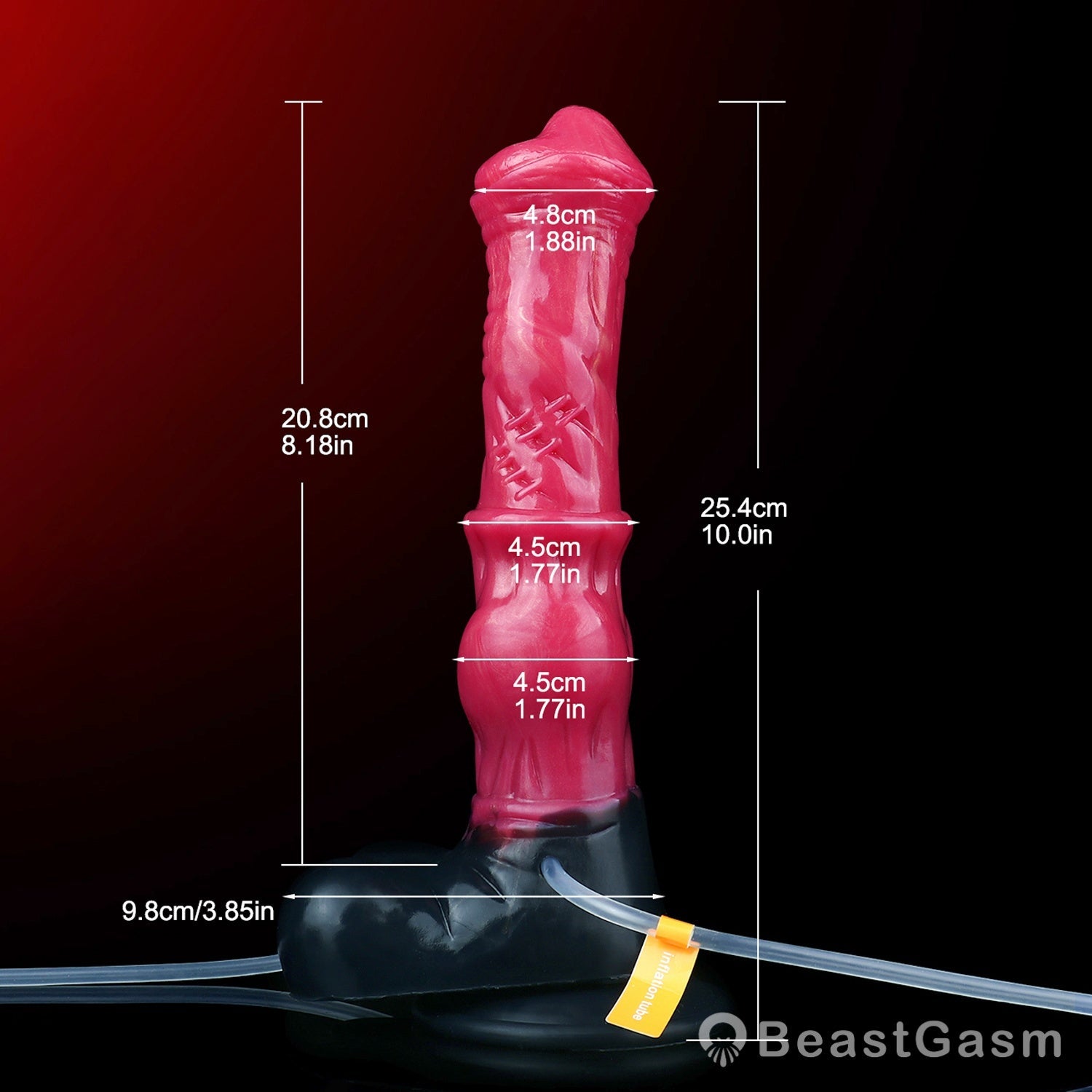 Tikbalang Inflatable Horse Dildo: Scarred Squirting Power 🐎 - BeastGasm